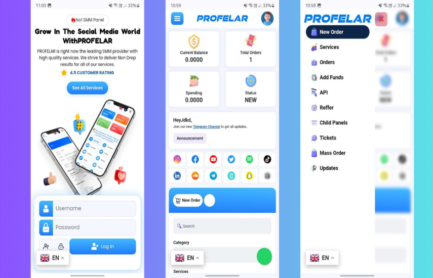 Smm Panel Website  - Free PHP Script & Online Income BD